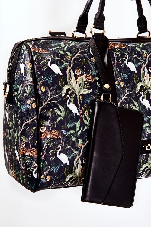 Large Travel Bag NOBO M3150-CM13 Animals Navy blue