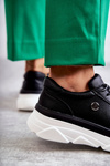 Women's Leather Sport Shoes Black Camrose