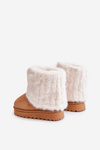 Children's Snow Boots With Fur Camel Crisie