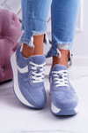 Sporty Women's Blue Shoes SportFreak