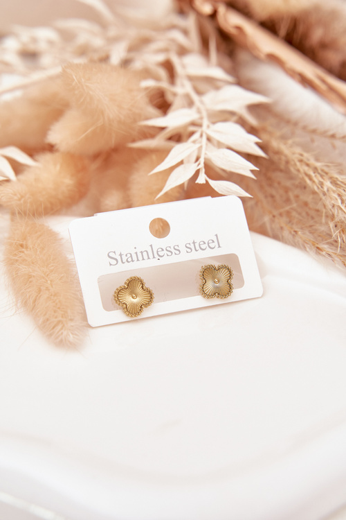 Kolczyki Stal Nierdzewna Złote