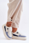 Women's Sport Shoes On Massive Platform White-Blue Gemma