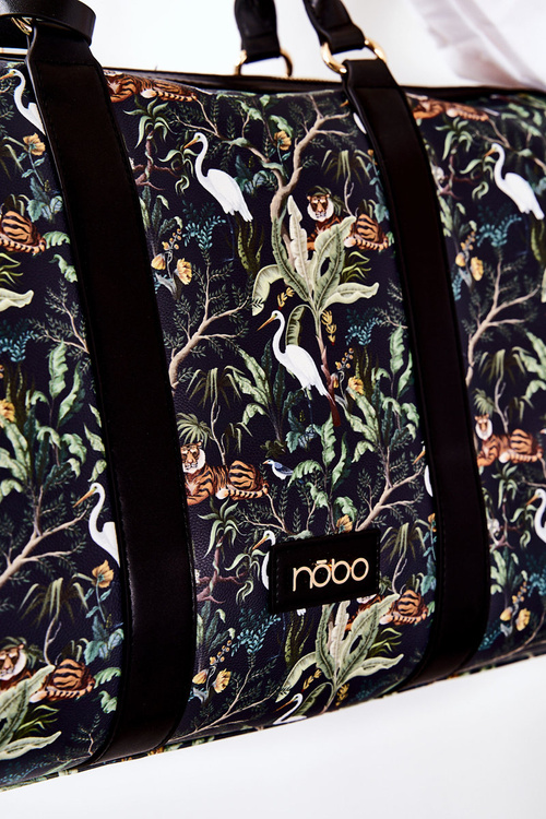 Large Travel Bag NOBO M3150-CM13 Animals Navy blue