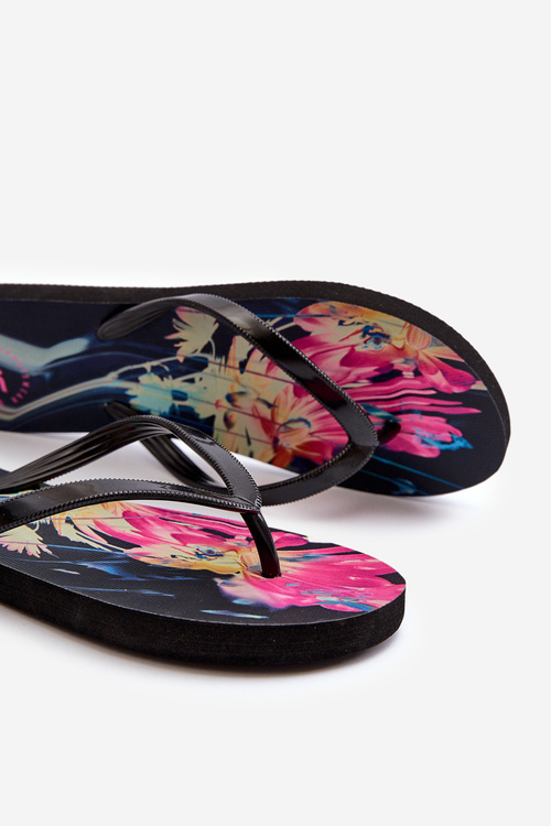 Women's Patterned Flip Flops Sandals 4FRMM00FFLIF138-90S Multicolor