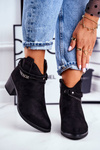 Women’s Boots On Heel Warm Black Fevim