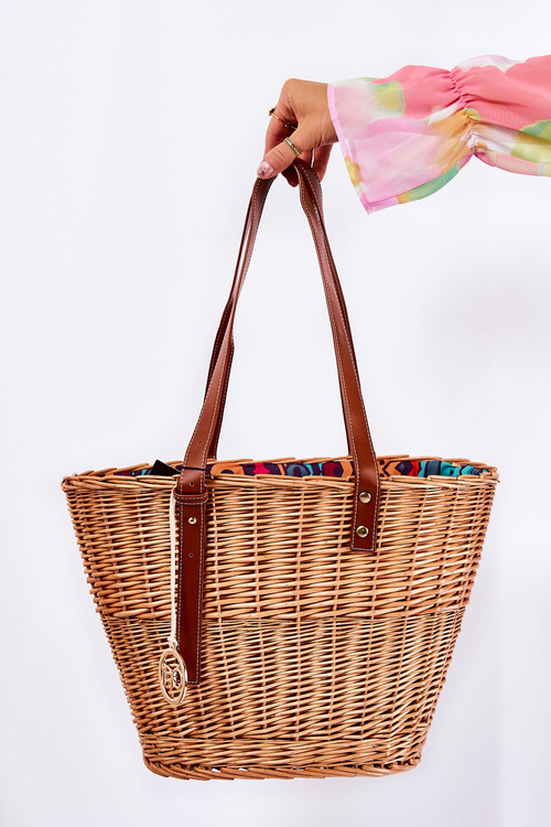 Braided Bag basket NOBO XM0040 Beige 