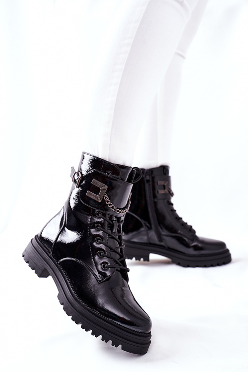 Women's Insulated Worker Boots Black Vanquish