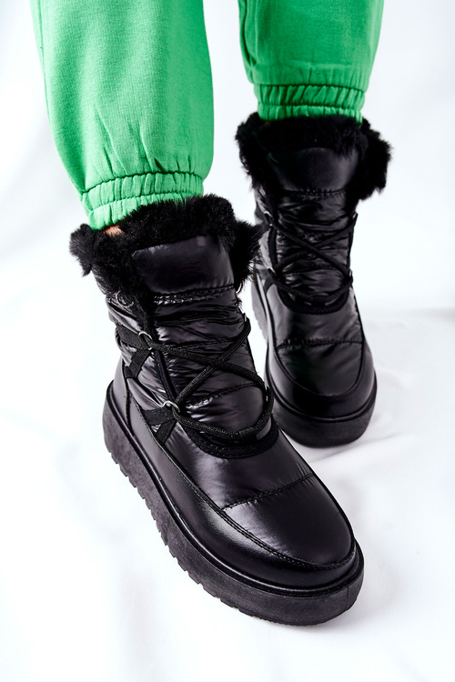 Women's Snow Boots Black Gordian