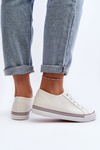 Women's Sneakers Made of Eco Leather White Lirean