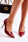 Classic Lacquered Stilettos Red Lerisa