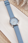 Women's Watch with Eco Leather Strap Blue Ernest E62177