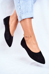 Women’s Ballerinas Eco-Suede Black Bellissima