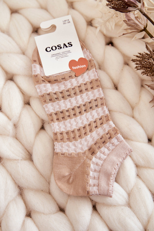 Women's Socks In stripes Cosas Beige