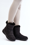 Warm Wedge Snow Boots Black Calena