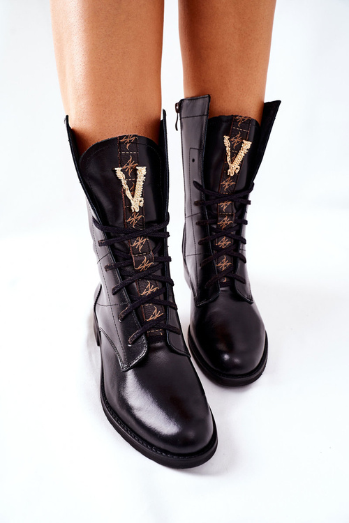 Women’s Leather Boots Nicole Black 2581/001