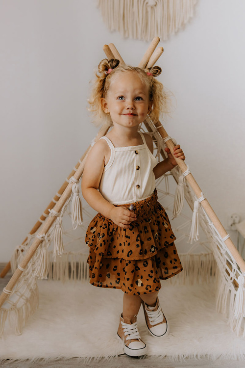 Children's High Sneakers Rose Gold Catrina