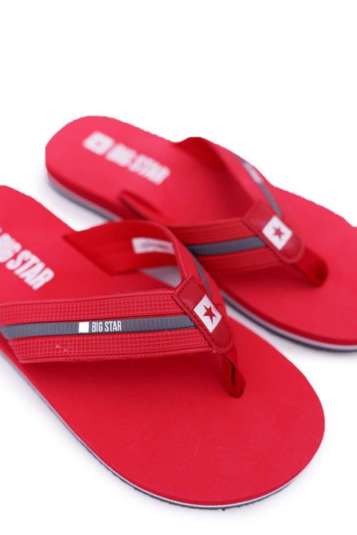 Men's Flip Flops Big Star Red DD174662