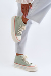 Women's Platform Sneakers Mint Aineri