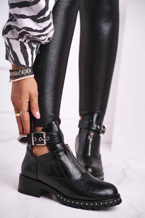 Women’s Boots With Cut Out Black Joan