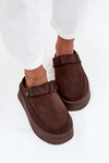Women's Snow Boots Platform with Velcro Chocolate Jorielle