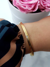Women's Steel Bracelet With Zirconia Gold Kimi