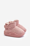 [Children's Insulated Snow Boots with Faux Fur Pink Benigna]