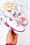Children's Sneakers With Welt White Pink Baxter
