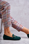 Suede Classic Loafers Green Roddie