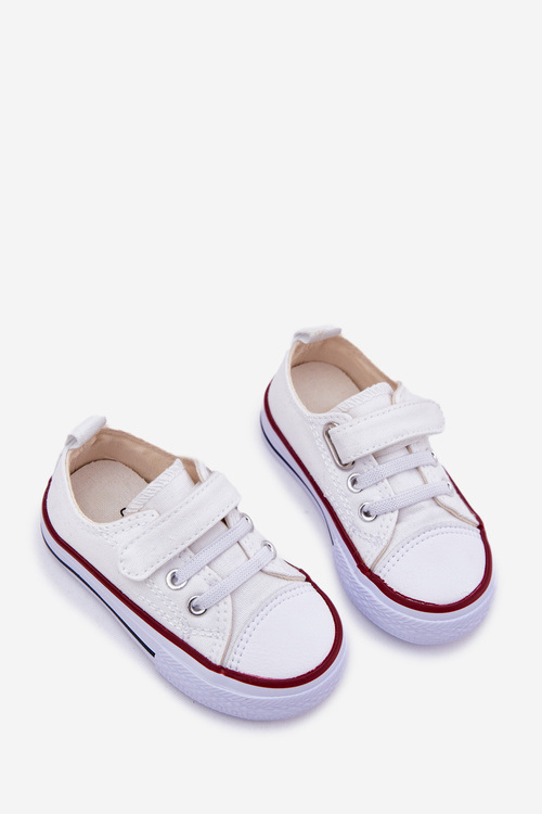 Children's Velcro Sneakers White Obidana