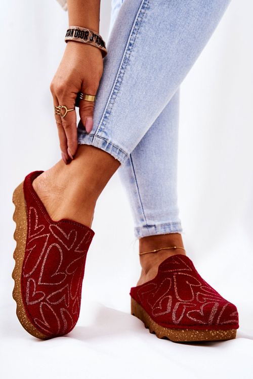 Papcie Klapki Profilaktyczne Inblu DK07-016 Czerwone