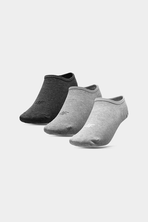 Skarpety Stopki 4F Casual 3-PACK 4FAW23USOCF196-92M Szare