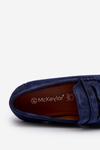 Men's Eco Suede Loafers Navy Blue Nedlin