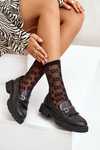 Women's Moccasins With Decoration Eco Leather Black Tialorae