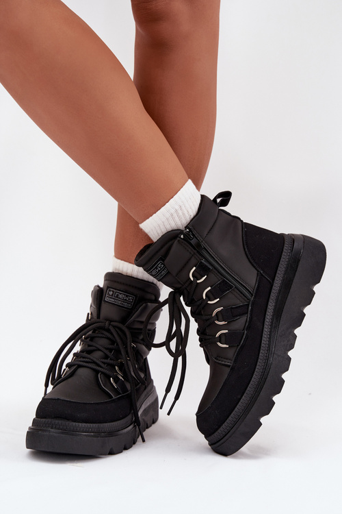 Women's Ankle Boots Platform Black Liorae
