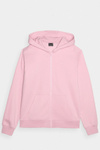 Women's Hoodie Zip Up Cotton 4F Pink 4FWMM00TSWSF1467-56S