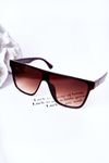 Shield Sunglasses VINCENT Dark Brown Ombre