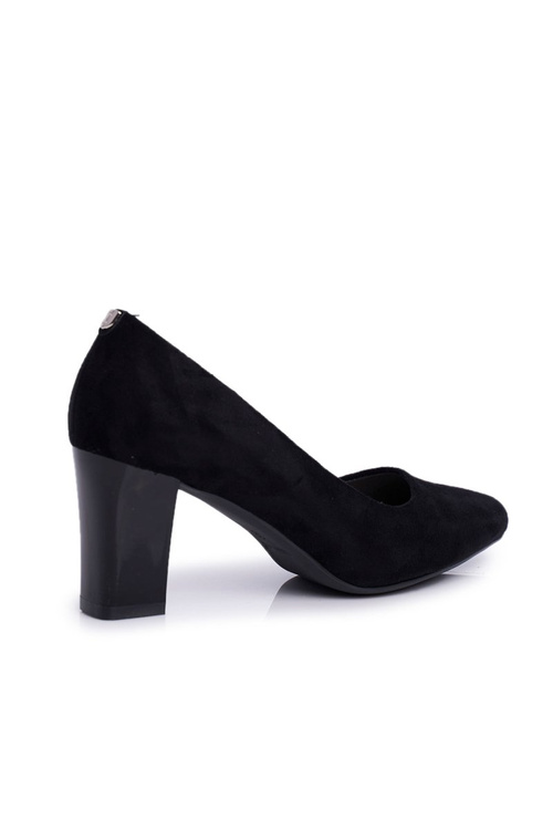 Sergio Leone PB403 Black Suede Stiletto pumps