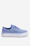 Fabric Sneakers On The Platform Big Star LL274145 blue