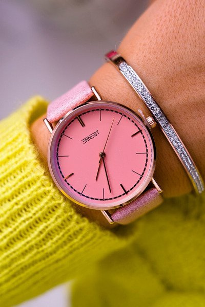 Women's Watch Ernest Pink Belven