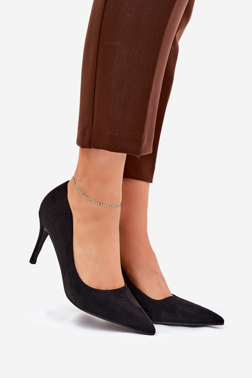 Stiletto Heels Made Of Eco Suede Black Vannith
