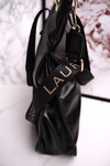 Large Shopper Bag With Detachable Strap LAURA BIAGGI Black 