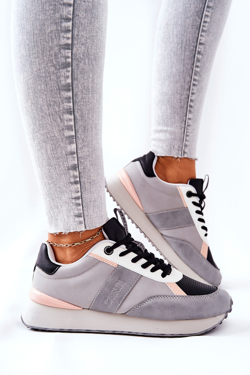 Sports Shoes Memory Foam Big Star II274398 Grey-Black