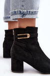 Women's Low Heel Boots Black Verice