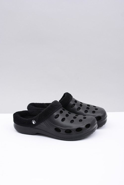 Women's Flip Flops Warmed Black Kroks EVA