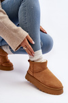 Women's Snow Boots on Platform Camel Pirette