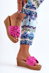 Women's Wedge Sandals Pink Calama