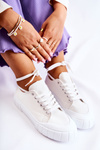 Women's Sneakers On The Platform White Comes 