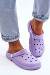 Women's Rubber Crocs Violet Rabios