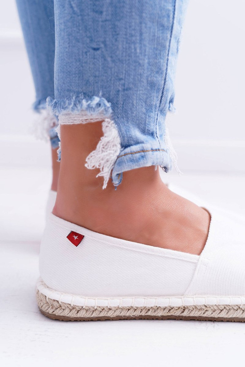 Espadryle Pleciona Podeszwa Big Star Białe DD274A148