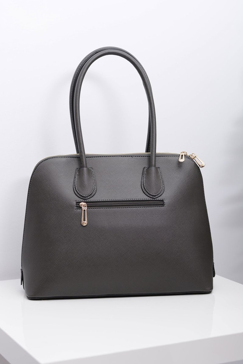 Women's Large Dark Grey Classic Handbag